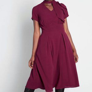 ModCloth x Collectif Swing Time Midi Dress